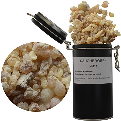Weihrauch Räucherwerk (Boswellia Sacra - Superior Hojari (Oman), 250 g)