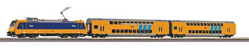 Piko S-Set E-Lok Personenzug mit 2 Doppelstocksitzwagen NS A-Gleis & B V