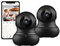 litokam Camera, 2K Indoor Camera with 360° Auto Tracking, Pet Camera with Motion Detection, IR Night Vision, 2-Way Audio, WiFi Camera for Nanny/Baby Monitor, Wireless Camera Work with Alexa, 2 Pack