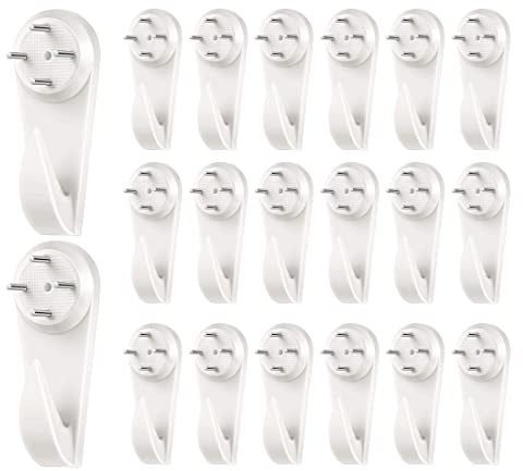 20 Pièces Crochets pour Tableau Mural dur Sans Trace Crochet de Suspension Murale Crochet Mural Tableau Beton Crochet Mural Tableau Lourd Crochet Mural Tableau sans Percer