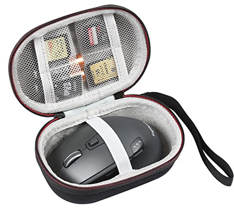 AONKE Funda rígida de Viaje para Logitech M510/M330/M720/G304/G305/MX Anywhere 3/Signature M650/G Pro/G Pro X, Caja organizadora de Mouse portátil (Black)