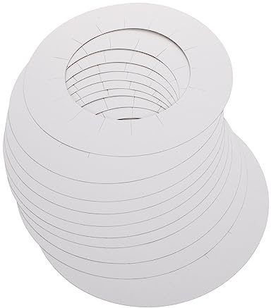 Wax Warmer Paper Ring 3 30pcs Wax Machine Mat Hair Pot Collar Facial Kit Pot for Hair Removal Facial Strips Machine Supplies -treat Instrument Pads Tool