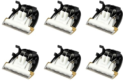 GROCKSTR 6X Professionelle Haustier Schere Elektrische Haar Schneide Trimmer Hunde Schneide Keramik Titanium Messer für Rfcd-9100 9600