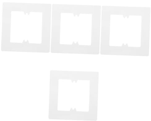 jojofuny 4stücke Light Cover Wandplatte Tragbare Abdeckung Für Wandöffnungen Dekoratives Lochcover Für Lichtschalter Und Andere Wandgeräte Einfache Montage Standard