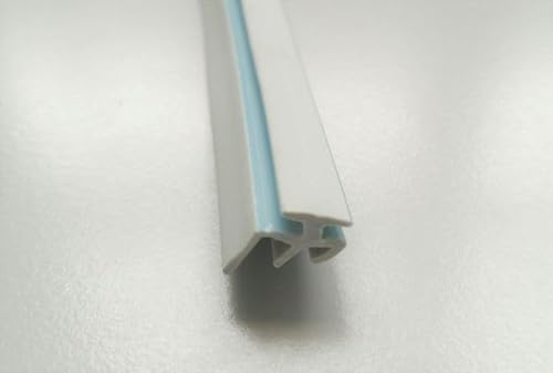 Generisch Lippendichtung L-1 Ersatzdichtung für Stegplatten-Profile weichmacherfrei EPDM Carport Terrasse Sprossendichtung (Muster 5 cm)