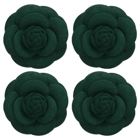 PATIKIL Kamelia tygstift, blombrosch konstgjorda blommor broscher för kvinnor flickor tyg bröllopsfest dekor tillbehör present