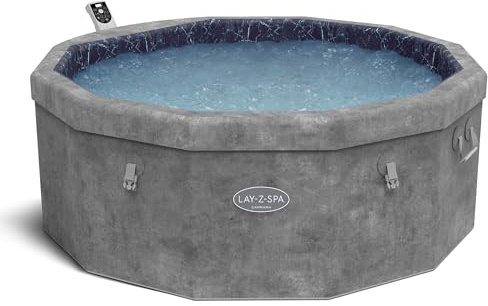 Lay-Z-Spa Carrara Round Hot Tub, 4-6 Person, Wifi App Control