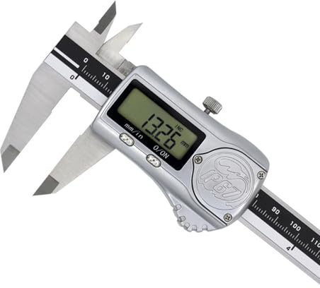 IP67 Vattentät Digital Skjutmått, Rostfritt Stål Elektronisk Skjutmått med LCD-skärm, Professionellt Digitalt Mikrometer Skjutmåttverktyg för Träbearbetning/Smycken/3D-utskrift/DIY, 300 mm/12 tum