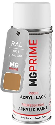 MG PRIME RAL 1011 Braunbeige/Brown beige Spraydose 400 ml glänzend schnelltrocknend