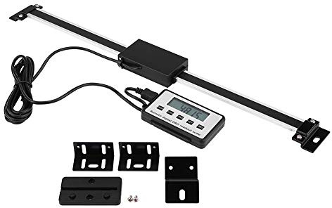 Digital Readout Kit,Auslesewaage 0-300mm Präzise Digital Linear Scale Auslesekit mit LCD Display und Montagezubehör,starke Entstörungsfähigkeit, s,für Industriedrehmaschinen Fräsmaschinen usw