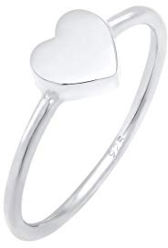 Elli Ring Damen Herz Liebe Filigran 925 Silber
