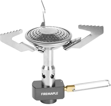 Fire-Maple Buzz Mini Réchaud de Camping Ultraléger, Poche Poêle à Gaz de Randonnée Compact En Alliage Brûleur Portable 3100W