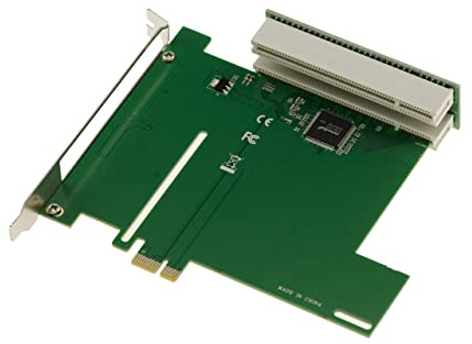 KALEA-INFORMATIQUE PCI-zu-PCIe x1-Bridge-Karte mit Sicherung der 32-Bit-PCI-Karte. mit ASM1083 Chipsatz.