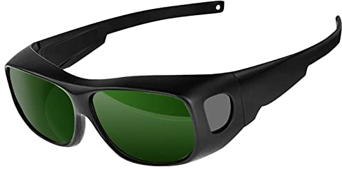 UpaClaire Welding Glasses,Wrap-Around Safety Welding Lens,Welding glasses,Anti-Scratch, Non-Slip, UV Protection,198-2000nm Protection Safety Glasses, Color No.5