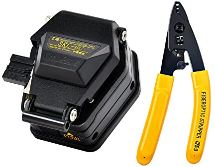 Cuchilla de fibra óptica SKL-6C cortador de cable pelacables CFS-3 FTTH Kit Herramientas