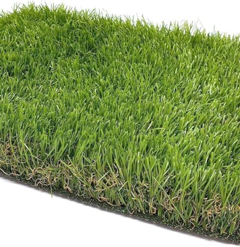 Mugar- Césped Artificial Venezia -Espeso y Agradable- Alturas de 20, 30 y 40 milímetros- (20 mm -18600 puntadas, 2 x 10 metros)