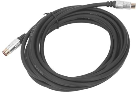 Cavo TV9.5MM Maschio-femmina, Cavo Coassiale RG59U con Guaina in PVC da 5 Metri per Lettore DVD VCR