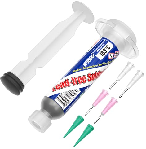 BEEYUIHF Bleifreies Lötpaste, Lötpaste Flussmittel, Sn64/Bi35/Ag1 bleifrei Lötflussmittel-Zinnpaste für BGA SMT Lötzinn (1.23oz/35g)