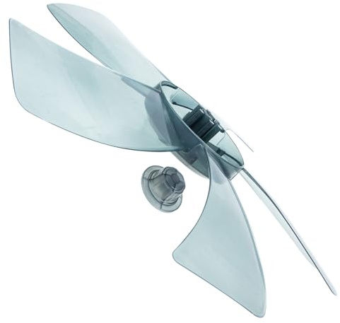 MOLUCKFU Ventilatore Ricambio Pale 12 Pollici 5 Pale Nere in Plastica Per Ventilatori a Piantana Tavolo E Soffitto Facile Da Installare E Pulire Per Uso Estivo