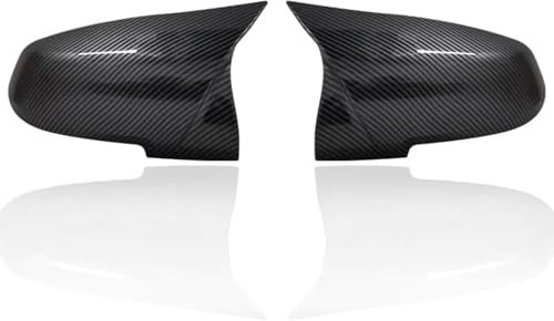 zjlgs Seitenspiegelabdeckungen für BMW Serie 1 2 3 4 F20 F30 F31 F32 F36 2012 - UP 320i 328i 330d 335i M3 M4, Rückspiegelkappe Rückspiegelabdeckung Zierkappen Auto Spiegelkappen,B