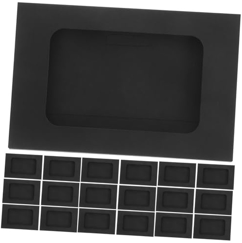 TEMPNAP 30stücke Papier Fensterumschläge Mit Klarem Fenster Für Fotos Kataloge Zertifikate Firmenkalender Broschüren Hochzeitseinladungen