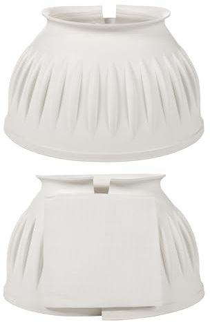 HKM Atlanta Gummi Springglocken, Weiß, M