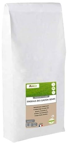 Engrais bio micro granulés 7-4-7 gazon semis 5 Kg