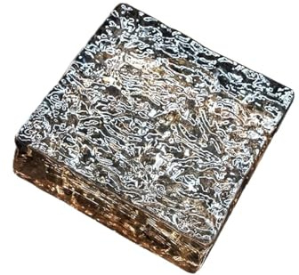 Carreaux de cristal rectangulaires, Blocs de verre transparent 15x15x5 cm for murs avec isolation thermique et phonique