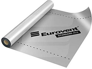 Ecran sous-toiture pare-vapeur STANDARD ALU en 130 gr/m². 1.5ml x 50 ml