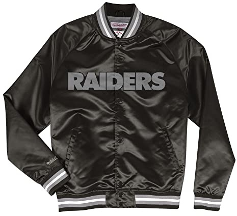 Mitchell & Ness NFL Lightweight Satin Jacket - Oakland Raiders, M