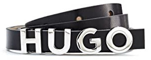 HUGO Damen Zula Belt 1,5Cm Belt, Black1, 80