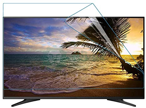60-75 Zoll Tv Entspiegelungsfolie Anti-Strahlung, LCD-Displayschutz Anti-Blaulicht TV-Schutzfolie Blendschutz Helfen Sie Besser Zu Schlafen,Matte-60in(1327X749) mm
