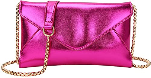 Evening Clutch Purse for Women Envelope Clutches Crossbody Bag Wedding Purses Prom Party Night Shiny Small Shoulder Handbag