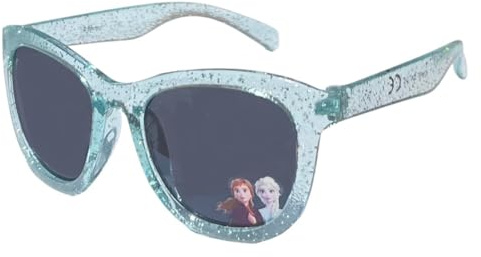 CARTOON Disney Snödrottningen, UV-skydd, rektangulära glittersolglasögon för barn