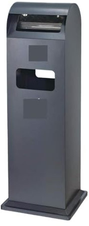 GAOJUNAN Cenicero Exterior Papelera De Metal Con Cenicero Para Exteriores, Pub, Hotel, Restaurante, Jardín, Cenicero Papelera Exterior