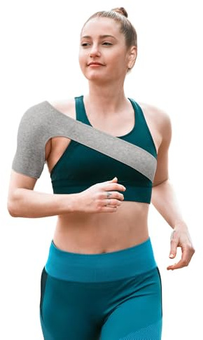 AQUASHIELDING Correa del Manguito rotador, Soporte de compresión para el Hombro, Funda de compresión para el Hombro, Envoltura ortopédica para el Cuidado del Hombro,S