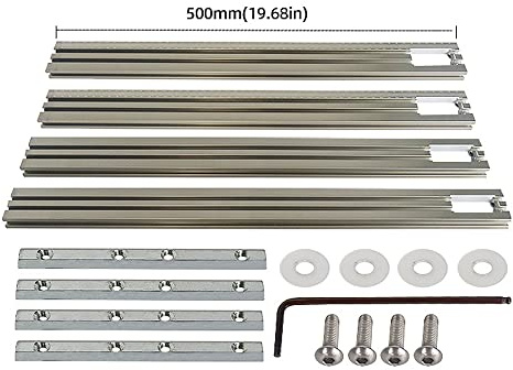 Universal Rail Set for Woodworking Tools Compatible with DIY Cutting Systems Type D Professional Saw Joining Wood Cutting Tool Accessories