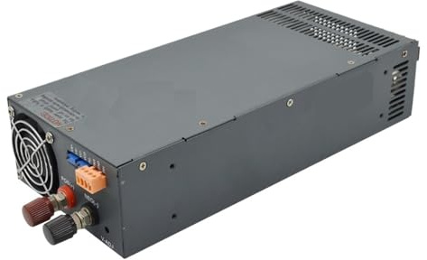 CIJIAOPOYU Alimentation à découpage Haute Puissance 1500W, DC14.2,29.4,54.6,58.8,67.2,71.4,75.6,88.2 12 24 36 48 60 72 80 110V(110V,24V)