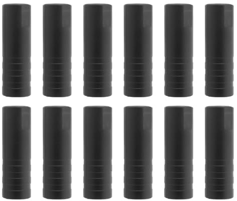 VGOL 50PCS Embouts de Câble de Changement Vitesse pour Vélo Embout Tube Câble Extérieur Pièce de Rechange Embouts Câble Changement de Vitesse 4Mm Adaptés Au Changement Vitesse VTT Noir
