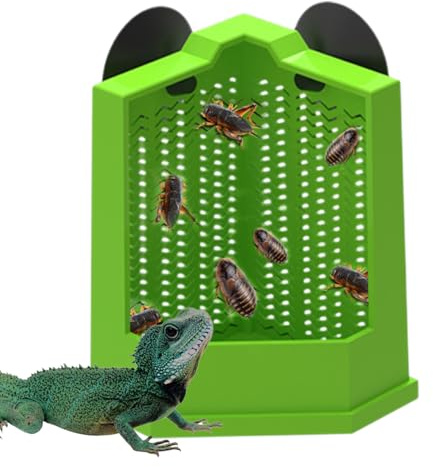 Yonuaret di alimentazione per rettili, terrario con | Dispenser di mangime per arrampicata per lucertola, serpente, tartaruga, granchio eremita, terrari, proprietari di animali