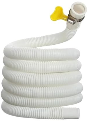 washing machine hoses, Manguera de drenaje blanca de 1-3 m, manguera de entrada, extensión de tubo de drenaje for aire acondicionado, lavadora, accesorios.(1M)