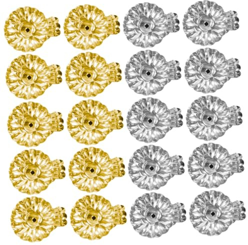DIYEAH 20pièces Bougeoir Noël Métal avec Pinces pour Bougie Base Stable pour Décoration de Fête Clips Porte-Bougie pour Sapin de Noël