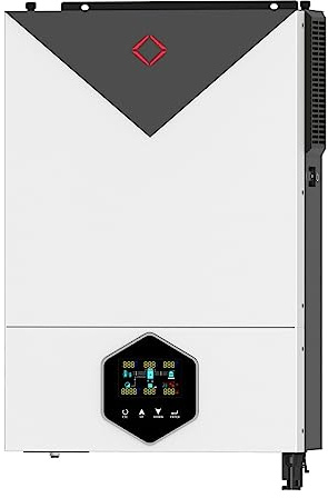 4.2KW on/Off-Grid Onduleur Hybride Solaire 24VDC MPPT 140A Chargeur Max PV Power 6200W Entrée avec Communication WiFi Large Gamme D'Applications(MPPT-4.2KW with WiFi)