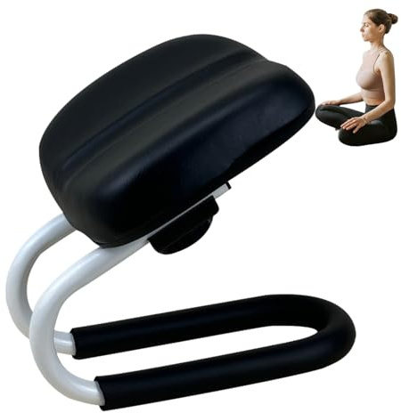 Taburete De Meditación - Taburete De Meditación Banco De Oración, Asiento De Meditaión, Taburetes De Yoga Rodilladores para Orar con Cojín De Esponja, Manga De Pierna De Altura Ajustable, Accesorios