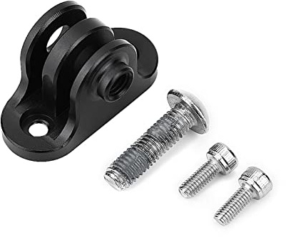 Robuste Metall Fahrrad Kamera Halterung für Computer - Universeller Adapter Montage Fahrradlampe & Actioncams, Schwarz Stabile Sicherheitsbefestigung mit alle Fahrradtypen