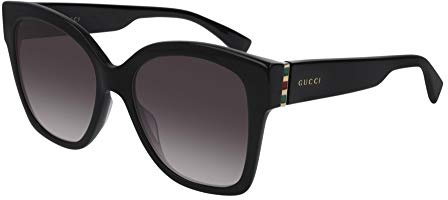 Gucci GG0459S Damsolglasögon BLACK/GREY SHADED 54/19/145