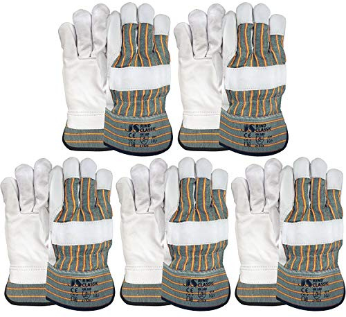 Arbeitshandschuh Staffl Leder Rind Classic Rindsvollleder Gr. 10,5 | 5 Paar