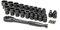 Crescent CX6PT25 3/8 Drive Pass-Thru X6 Standard Spline Mechanics Tool Set. 25 Pieces
