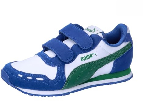 PUMA Cabana Racer SL 20 V PS, Sneaker, White-Vine-Cobalt Glaze, 35 EU