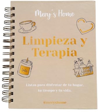 Mery’s Home Agenda semana vista - Planificador de limpieza - Agenda vista semanal - Tapa dura - Planificador semanal - Agenda orden y limpieza en casa - Sin fechas - Español